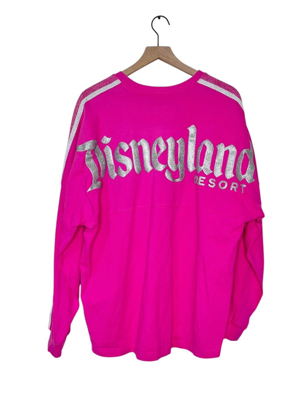DISNEYLAND Spirit Jersey Glitter Hot Pink Size XL
